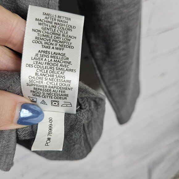 Travis Mathew Gray Long Sleeve Crewneck Shirt Mens M Peru Cotton Blend Modern - Picture 6 of 13